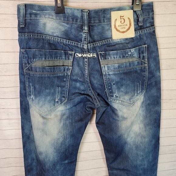 Denis Simachev Boiled Denim Jeans, sz 31 - Picture 11 of 14